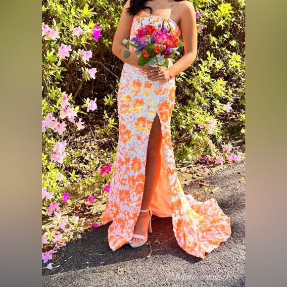 Jovani Dresses & Skirts - Jovani prom dress/ orange/ size 0